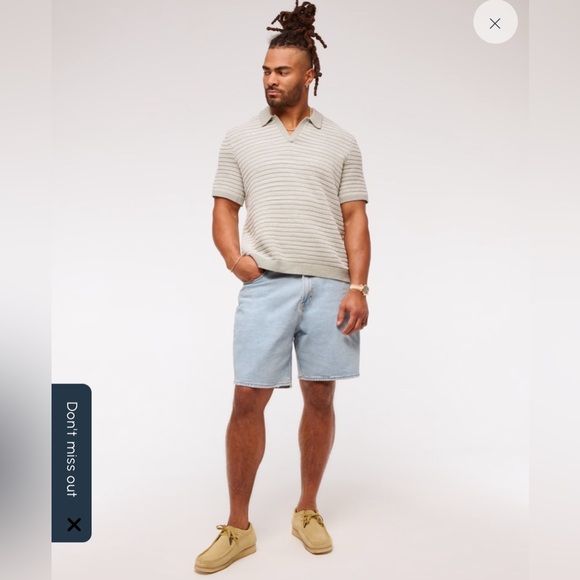 Abercrombie & Fitch Other - NWT Abercrombie & Fitch Men's Athletic Loose Denim Short 30